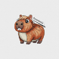 Capybara - PDF Cross Stitch Pattern