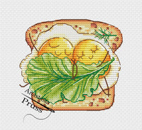 Fried Egg - PDF Cross Stitch Pattern