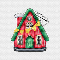 The Red House - PDF Cross Stitch Pattern