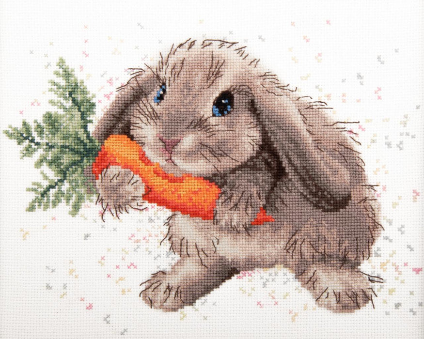 Counted cross stitch kit Rabbit M-526C - Wizardi