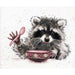 Counted cross stitch kit Raccoon M-527C - Wizardi