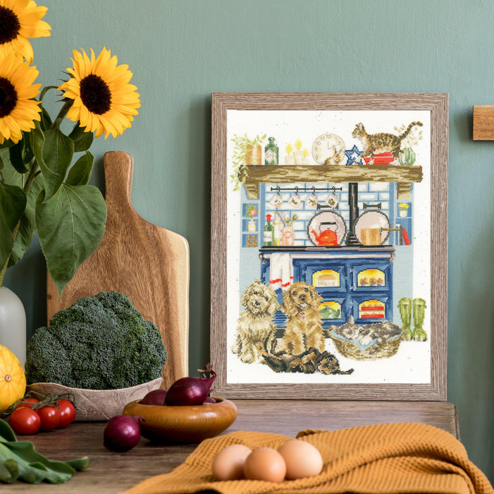 Country Kitchen XHD127 Counted Cross Stitch Kit - Wizardi