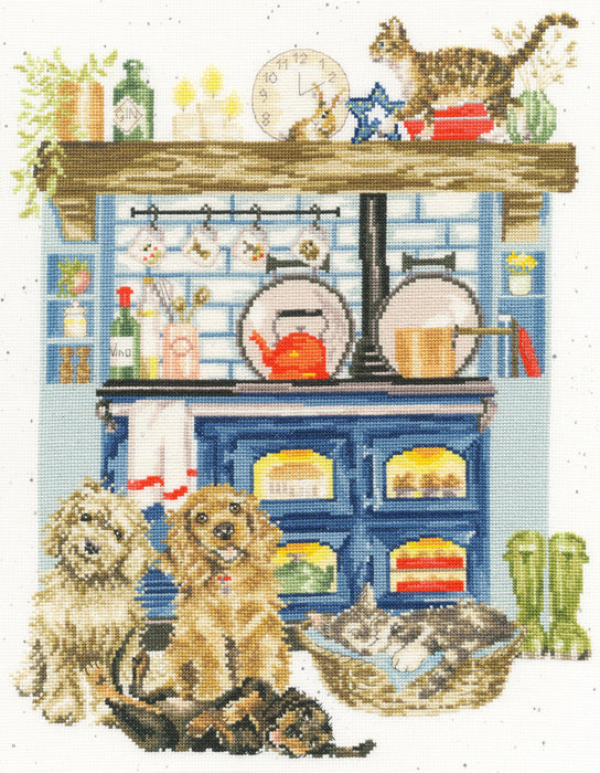 Country Kitchen XHD127 Counted Cross Stitch Kit - Wizardi