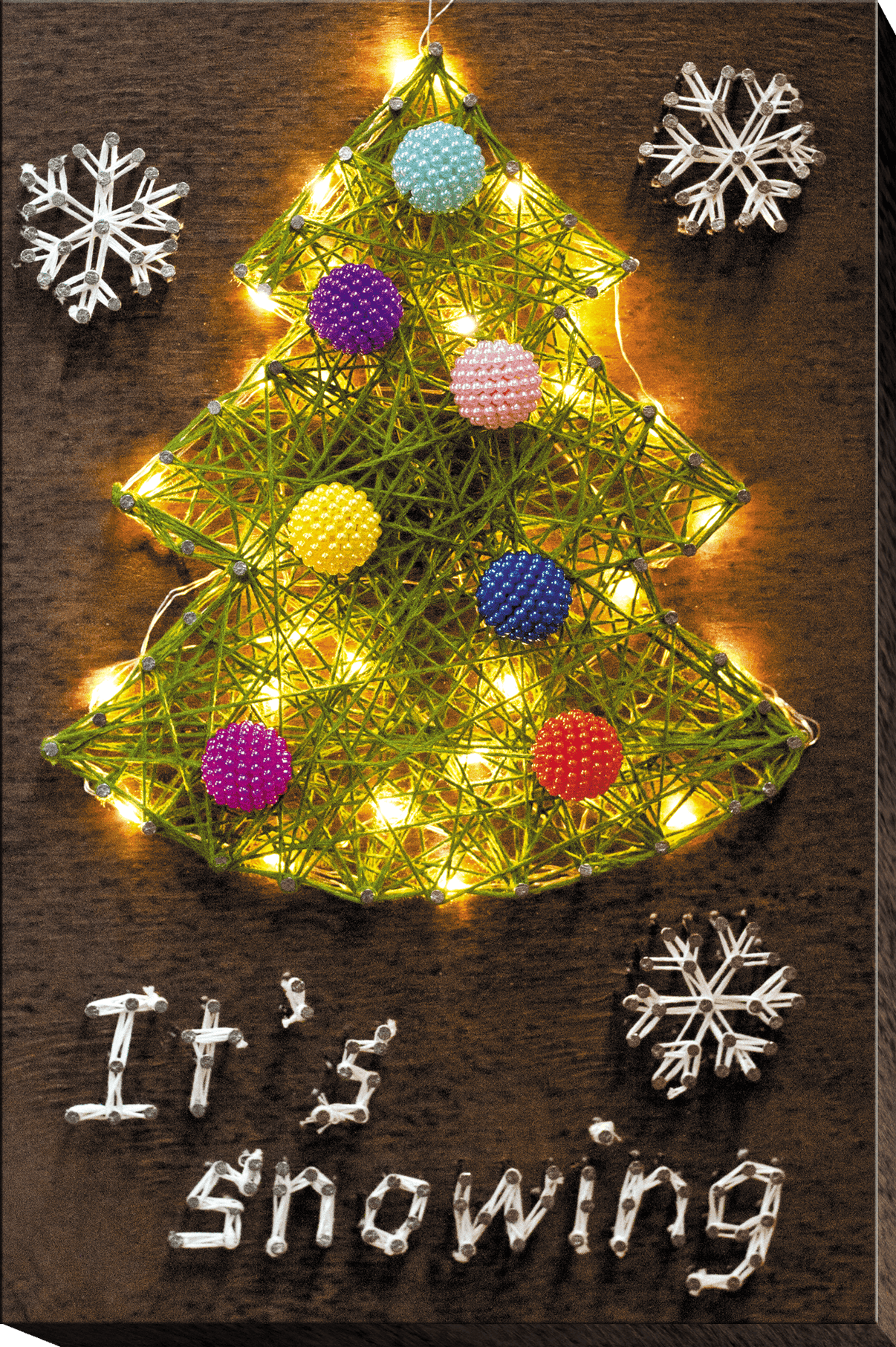 Creative Kit/String Art Christmas tree ABC-014 - Wizardi