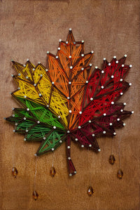 Creative Kit/String Art - Leaf ABC-032 - Wizardi