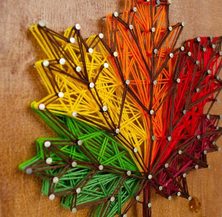 Creative Kit/String Art - Leaf ABC-032 - Wizardi