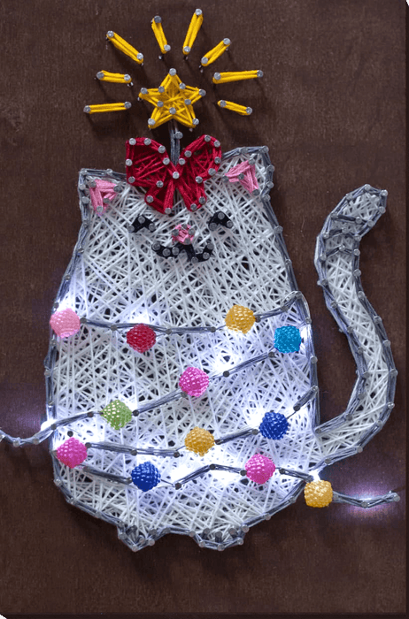 Creative Kit/String Art Nice kitty ABC-022 - Wizardi