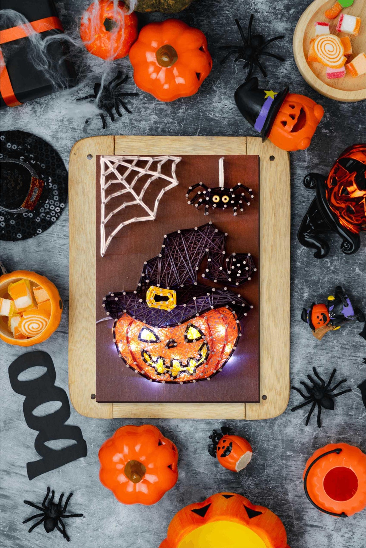 Creative Kit/String Art Pumpkin ABC-024 - Wizardi