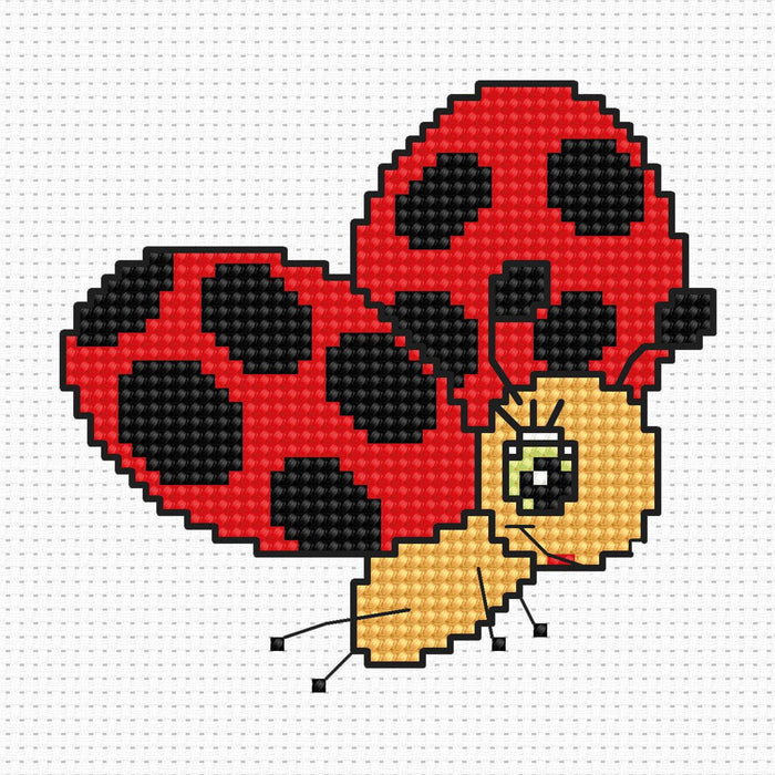 Lady Bug B063L Counted Cross-Stitch Kit