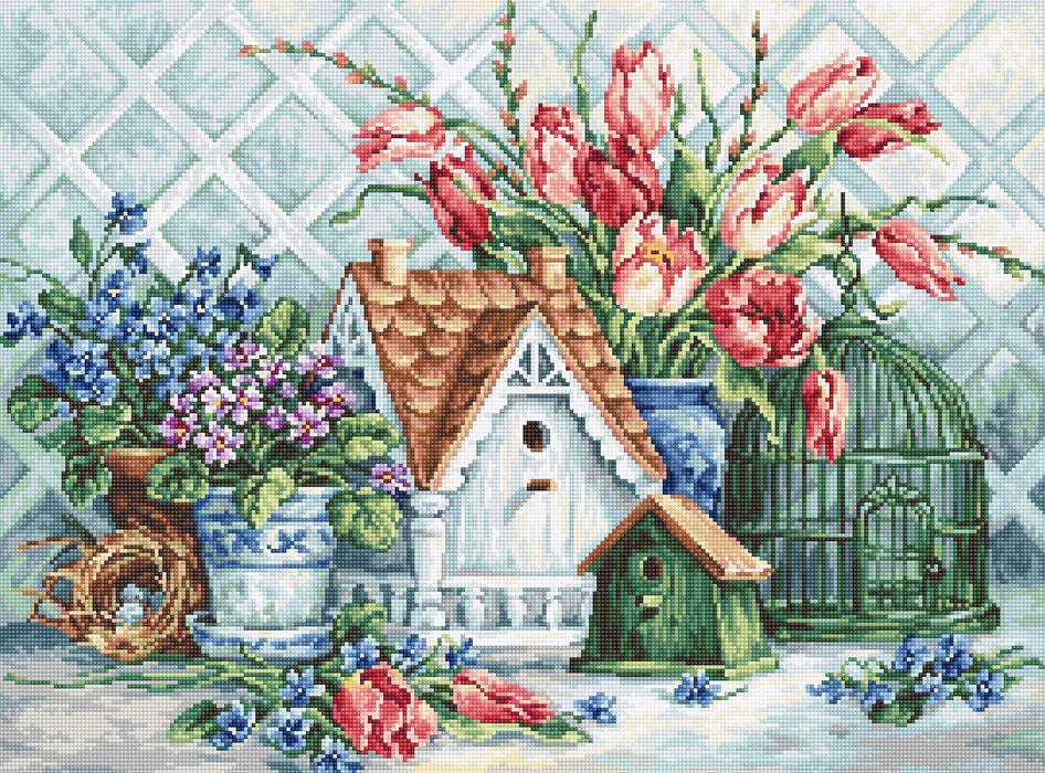 Quaint Little B2395L Counted Cross-Stitch Kit