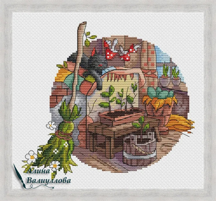 Summer cottage season - PDF Cross Stitch Pattern