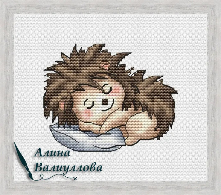 Hedgehog's joys. Sweet Dreams - PDF Cross Stitch Pattern