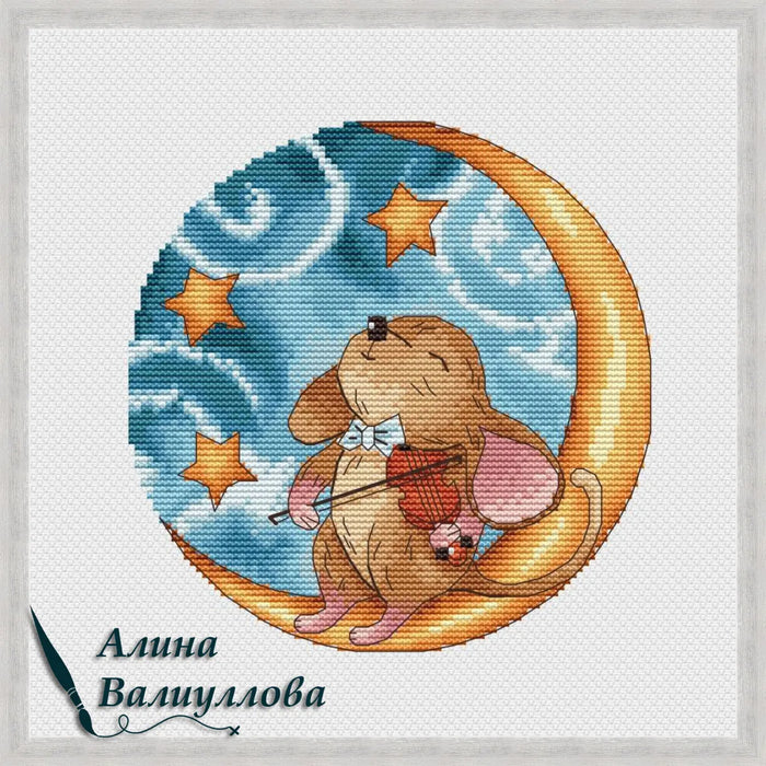 Little violinist - PDF Cross Stitch Pattern