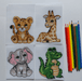 "Cute Animals" 121CS Counted Cross-Stitch Kit - Wizardi