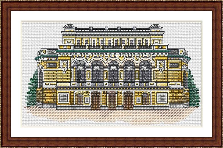 Drama Theatre named after M. Gorky - PDF Cross Stitch Pattern