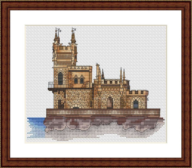 Swallow's Nest. Crimea - PDF Cross Stitch Pattern