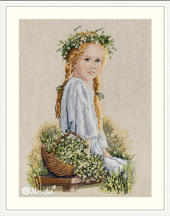 Daisies K-142B Counted Cross-Stitch Kit - Wizardi