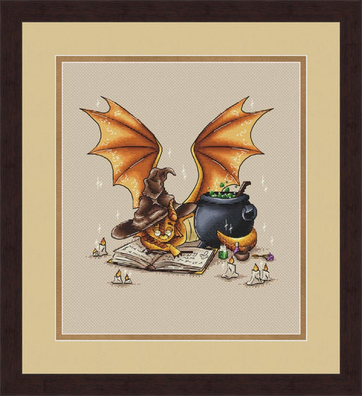 Dragon Wizard - PDF Cross Stitch Pattern - Wizardi