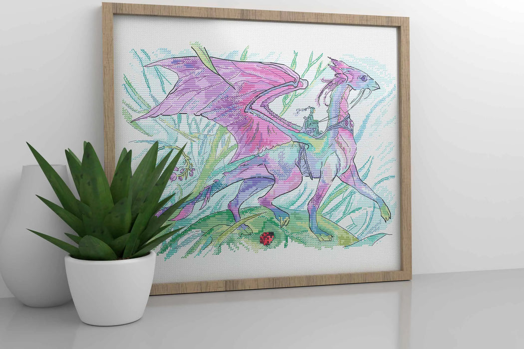 Mystical Guardian - PDF Cross Stitch Pattern