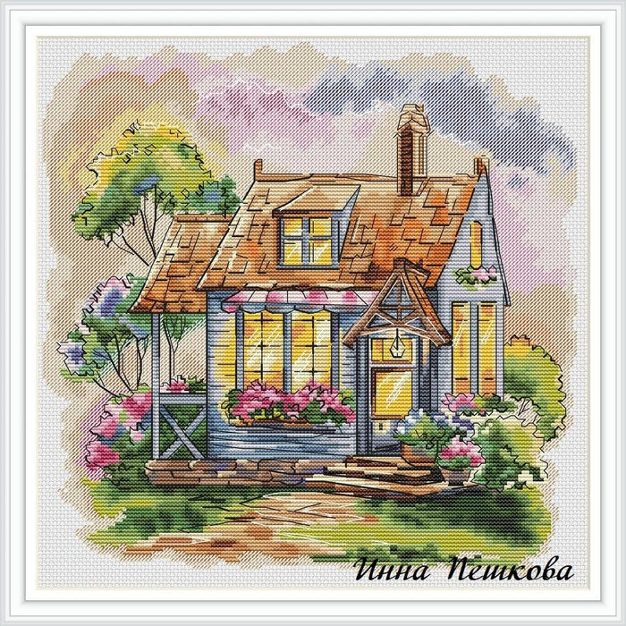 Dream House - PDF Cross Stitch Pattern - Wizardi