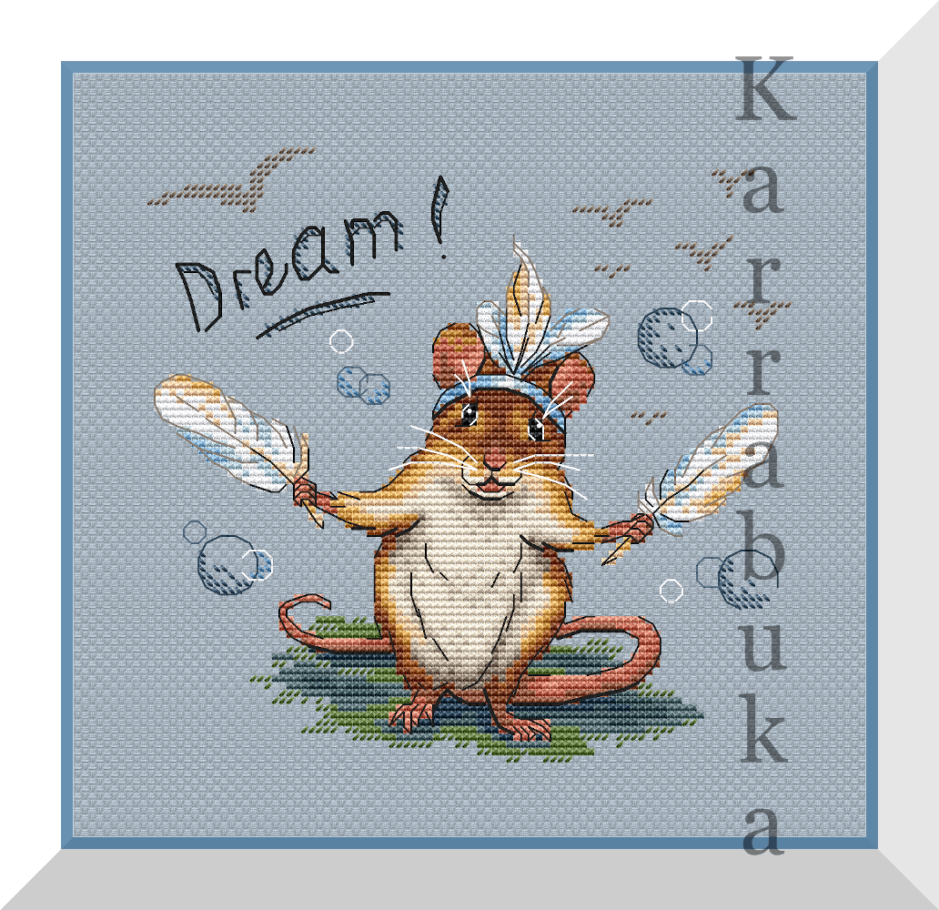 Dreamer - PDF Cross Stitch Pattern - Wizardi