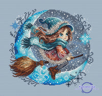 Winter Witchling - PDF Cross Stitch Pattern