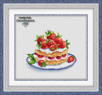 Berry Cake - PDF Cross Stitch Pattern