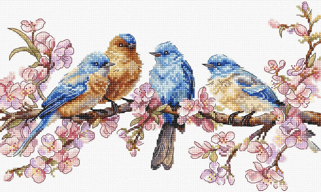 Spring Bloom L8090 Counted Cross Stitch Kit