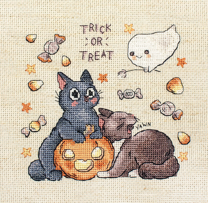 Trick Or Treat L8815 Counted Cross Stitch Kit