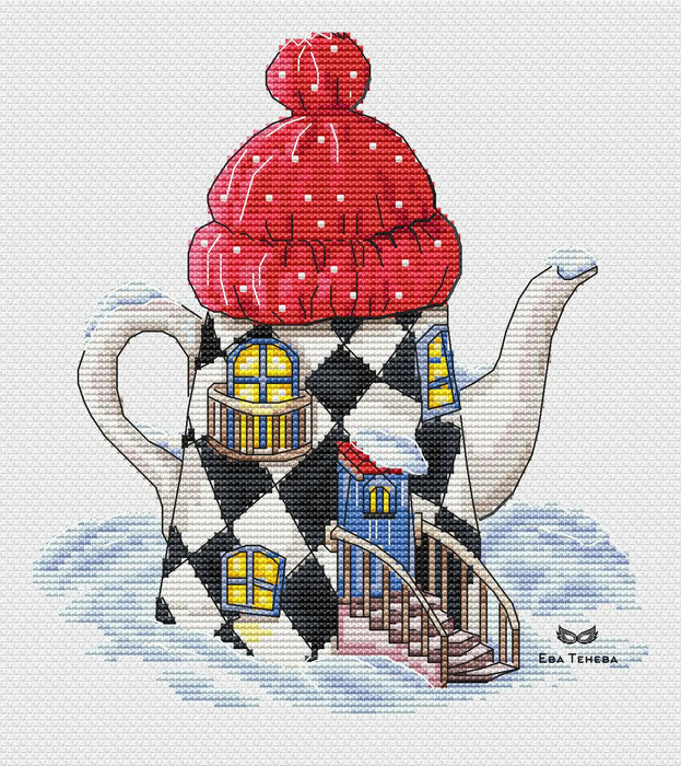 Winter warmth - PDF Cross Stitch Pattern