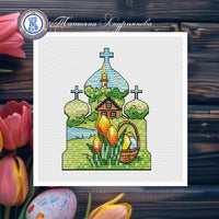 Easter. A Rustic Motif - PDF Cross Stitch Pattern