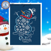 Snowman - Free PDF Cross Stitch Pattern