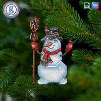 Snowman - PDF Cross Stitch Pattern