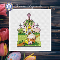 Easter. Bell Ringing - PDF Cross Stitch Pattern