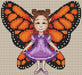 Fairy - collector of stars - PDF Cross Stitch Pattern - Wizardi