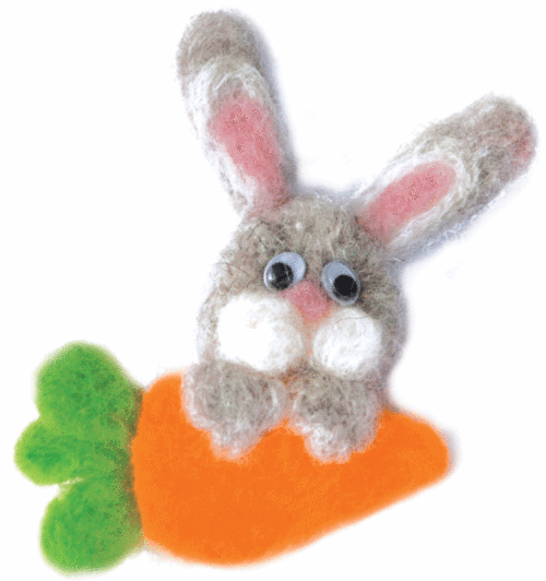 Felting kit Fan of carrot V-02C - Wizardi