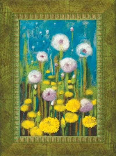 Felting kit Pleasant moment of spring V-66C - Wizardi