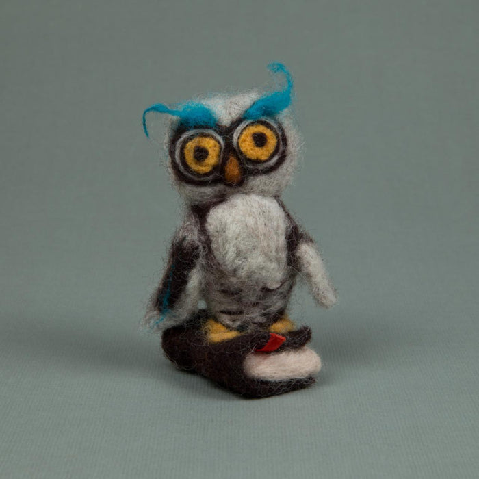 Felting kit Wise owl V-23C - Wizardi