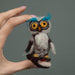 Felting kit Wise owl V-23C - Wizardi