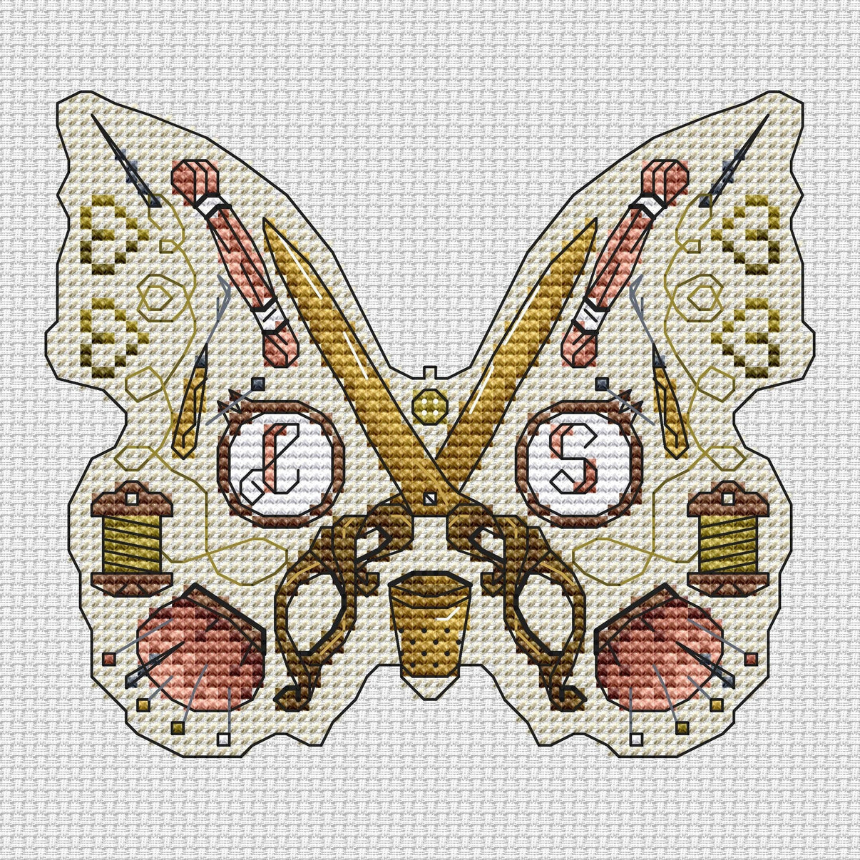 Flight of the Needle 3 - PDF Cross Stitch Pattern - Wizardi