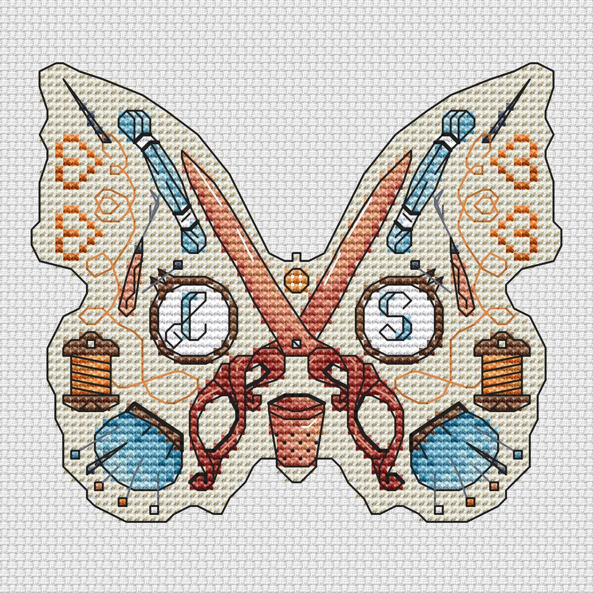 Flight of the Needle 4 - PDF Cross Stitch Pattern - Wizardi