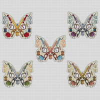 Flight of the Needle - PDF Cross Stitch Pattern - Wizardi