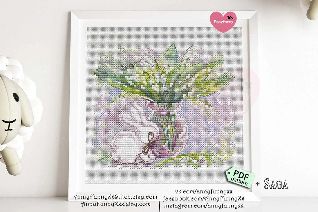 Spring Flower - PDF Cross Stitch Pattern