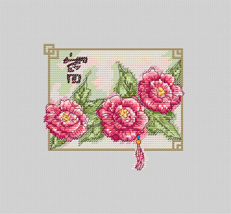 Floral Harmony - PDF Cross Stitch Pattern