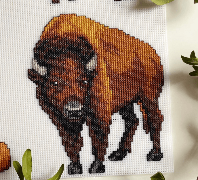 "Forest Animals" 125CS Counted Cross-Stitch Kit - Wizardi