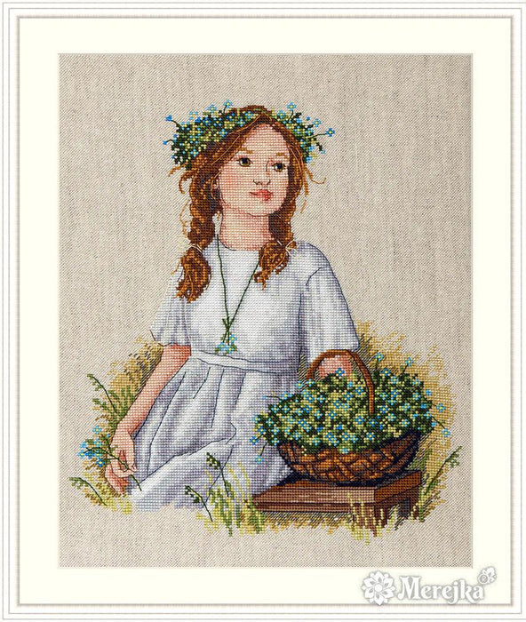 Forget-Me-Not K-143A Counted Cross-Stitch Kit - Wizardi