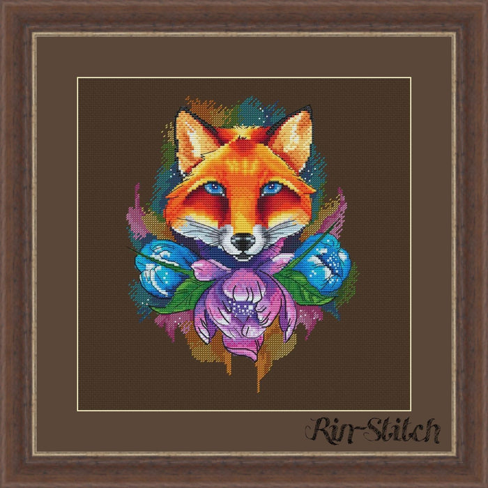 Fox - PDF Cross Stitch Pattern - Wizardi