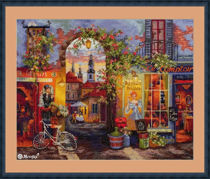 French CafР“В© K-227 Counted Cross-Stitch Kit - Wizardi