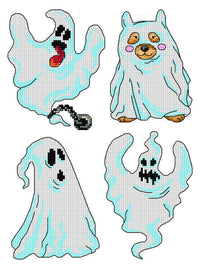 Ghosts 144CS Counted Cross-Stitch Kit - Wizardi
