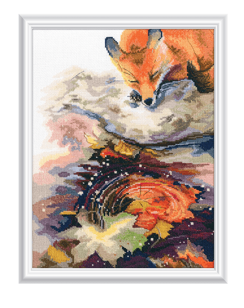 Ginger reflection M829 Counted Cross Stitch Kit - Wizardi